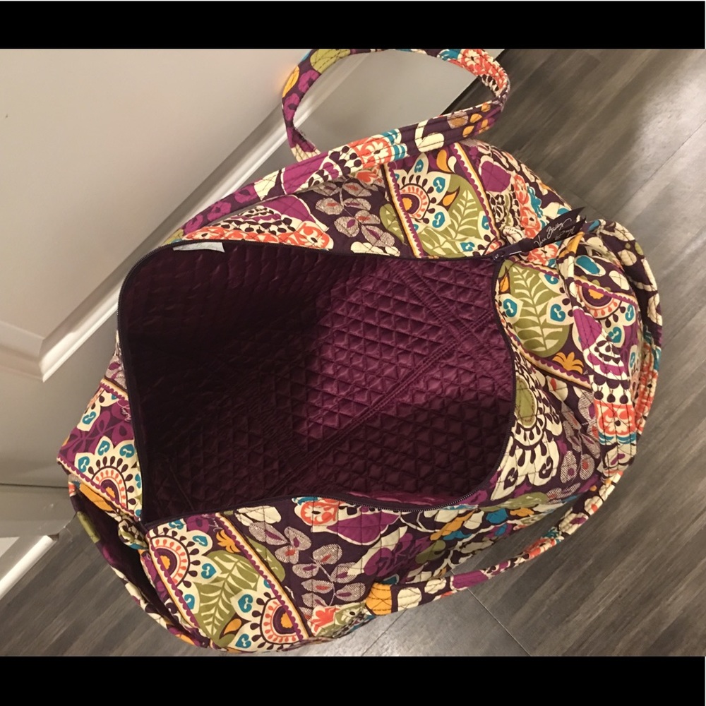 Vera Bradley iconic large travel duffel
